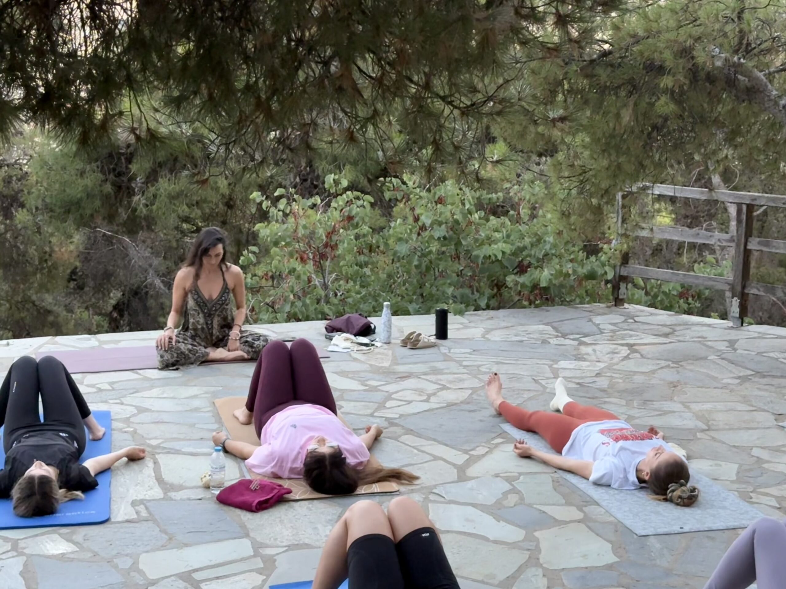 Outdoor Wellness Class at Lycabettus Hill